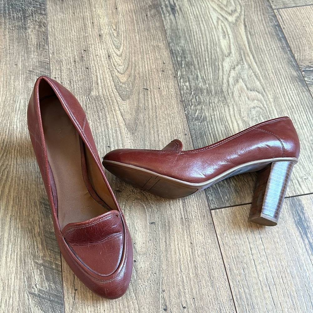 Nine West heeled loafers